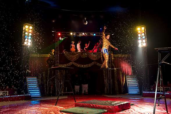 Akrobacie na volném drátu